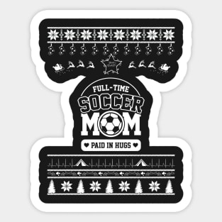 Merry Christmas Soccer Mom Sticker